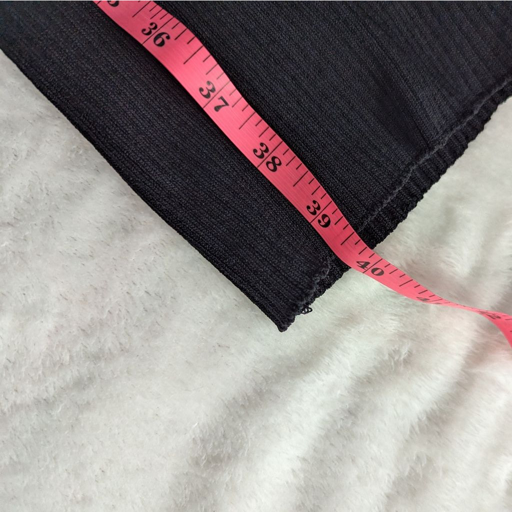Linea Black Ribbed Dress- Size 16 - Picture 5 of 9